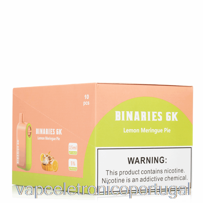 Vape Eletrônico [pacote Com 10] Binários Horizonte 6k 6000 Descartáveis